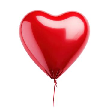 Valentines Day Or Wedding Party Balloon, Love Balloon, Heart Balloon, Red Heart PNG Transparent ...