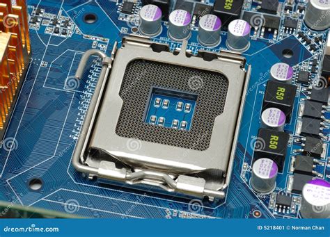 CPU Socket Stock Image - Image: 5218401