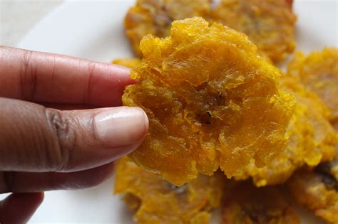 Fried Haitian Green Plantain Recipe - Pegz Cooks