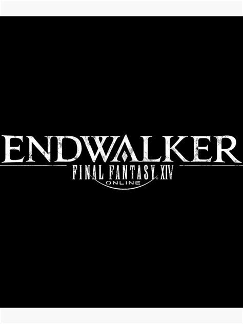 "Final Fantasy XIV Endwalker Logo " Canvas Print by nicaReneeHardin | Redbubble