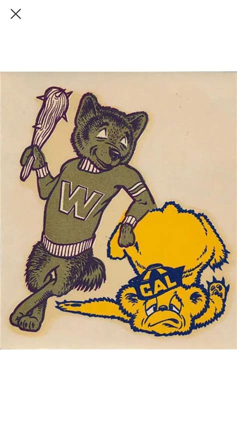 Washington Huskies v. California Golden Bears | Mascot design, Art logo ...