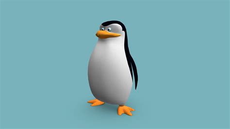 Skipper from The Penguins of Madagascar - 3D model by Omer Vande Velde (@MineTourist) [12a02e4 ...