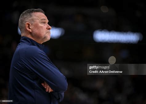 Denver Nuggets head coach Michael Malone works against the Memphis ...