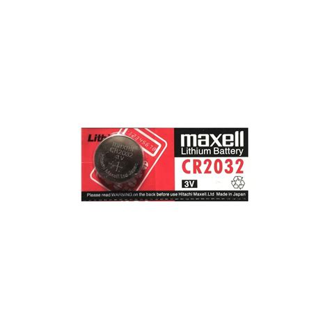 Maxell CR2032 Lithium Coin Battery