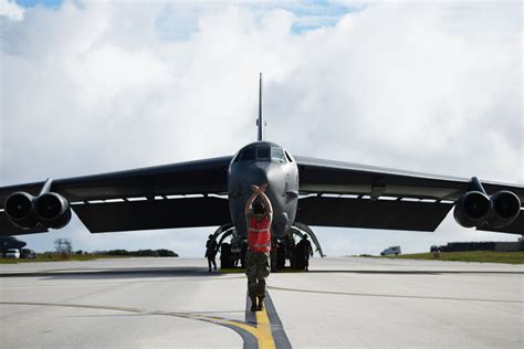 B-52 Bombers arrive at Andersen AFB for Bomber Task Force Deployment ...