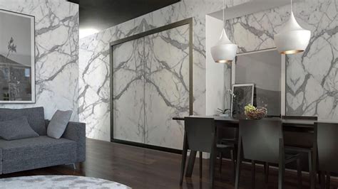 Natural marble walls for large format interior design projects | Stonesize