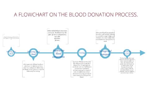 Blood Donation Process Flow Chart