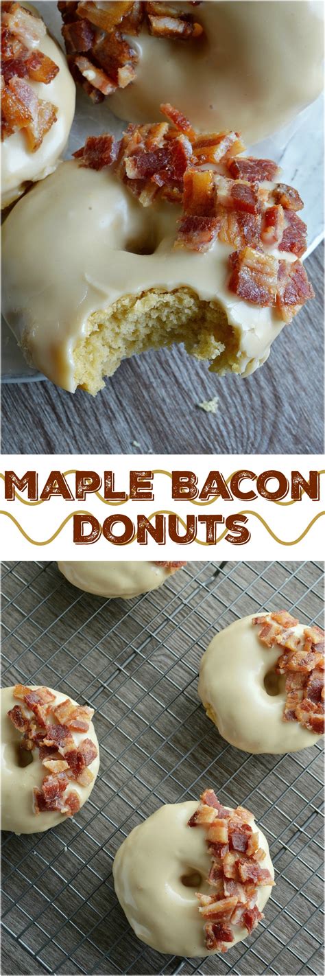 Maple Bacon Donuts - WonkyWonderful