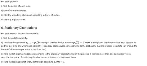 5. Markov Process Properties Consider the following | Chegg.com