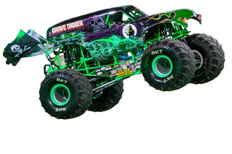 Wall Palz Monster Jam Grave Digger Wall Decal - Monster Jam Wall Stickers with 3D Augmented ...