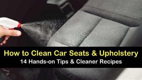 14 Hands-On Ways to Clean Car Seats