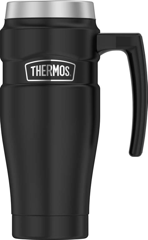 Thermos Stainless King 16 OZ Travel Mug with Handle, Black - Walmart.com