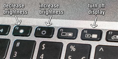 It seems that on all Acer laptops the symbols on these buttons are inverted. I think the symbols ...