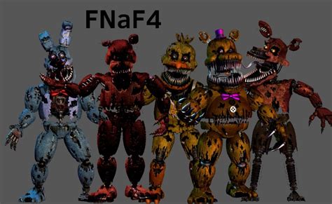 FNaF4 Nightmare Animatronics by ChrisAImDead on DeviantArt