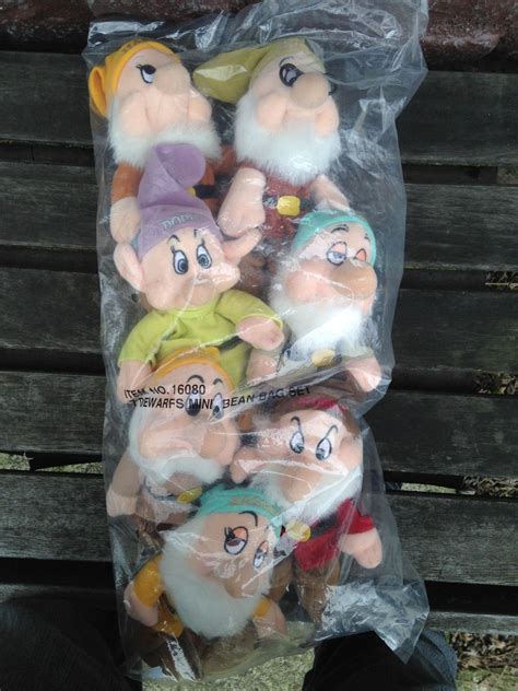 Complete Set of the Seven 7 Dwarfs 8 Beanie Plush Toys | Etsy | Plush toys, Disney store, Plush