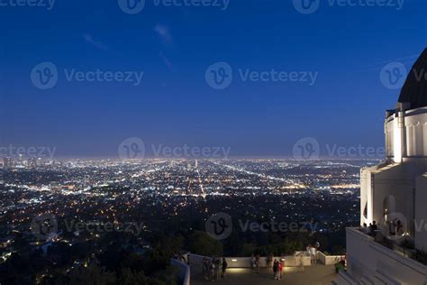 los angeles night view from observatory 20162913 Stock Photo at Vecteezy