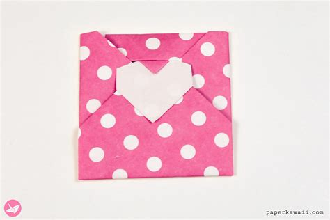 Origami Heart Envelope Video Tutorial - Francis Ow - Paper Kawaii