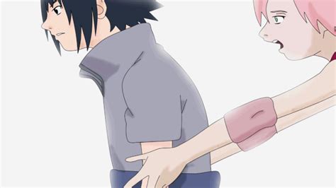 Sasusaku Sasuke Sakura Forehead Tap Glow GIF | GIFDB.com