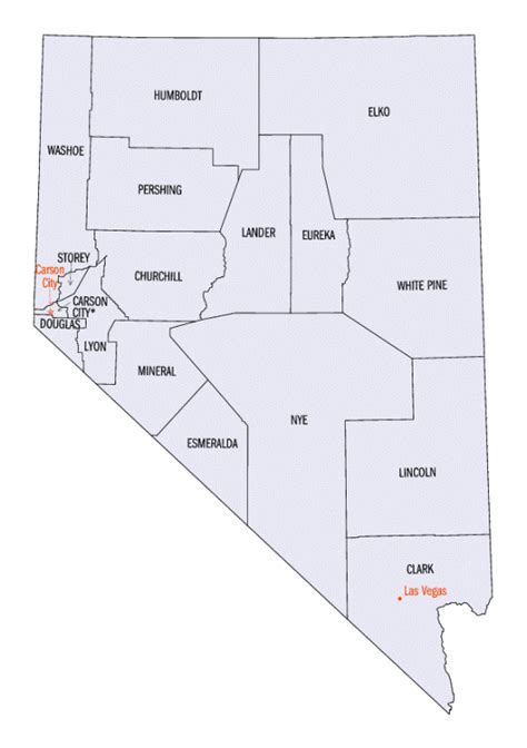 Nevada County Map