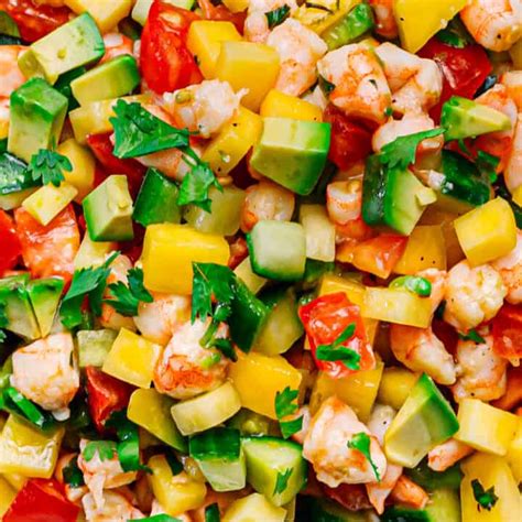 Shrimp Avocado Mango Salad - Posh Journal