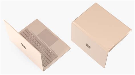 Microsoft Surface Laptop 4 13 Inch Sandstone 3D Model $59 - .obj .lxo ...