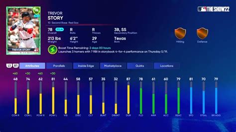 Supercharged Trevor Story Stats : r/MLBTheShow