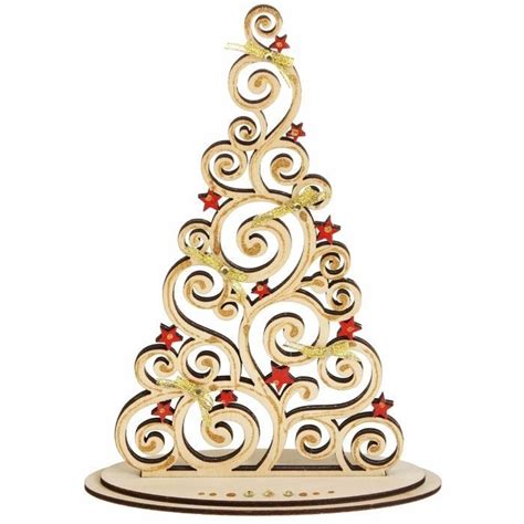 Plywood Christmas Tree On Stand CNC Laser Cut Cnc Template Vector CDR ...