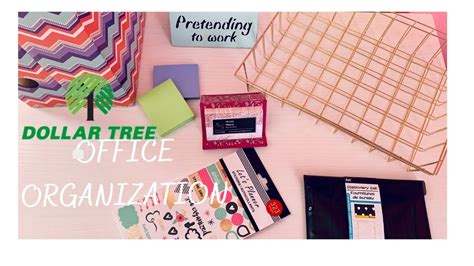 DOLLAR TREE OFFICE ORGANIZATION HAUL 2021 - YouTube