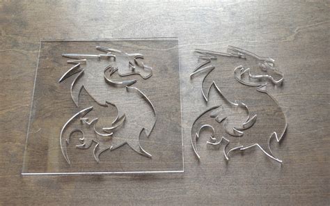 Dragon Router Template, Router Inlay Template, Clear Acrylic, Router ...