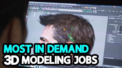 What are the types of 3d modeling jobs - YouTube