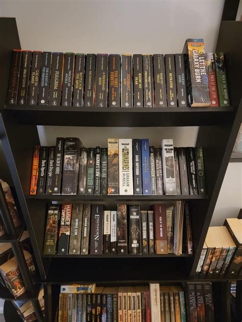 My Black Library I've collected over the last 1.5 years. Loving this lore and universe! : r ...