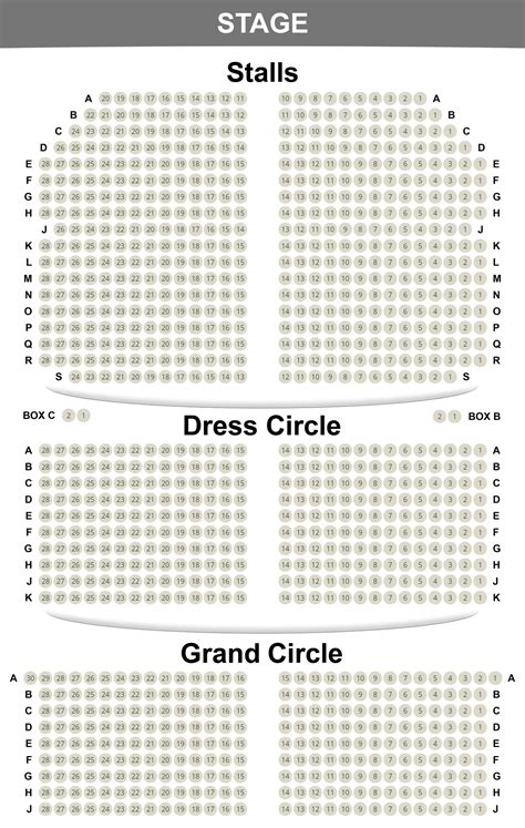 Phoenix Theatre Seating Plan