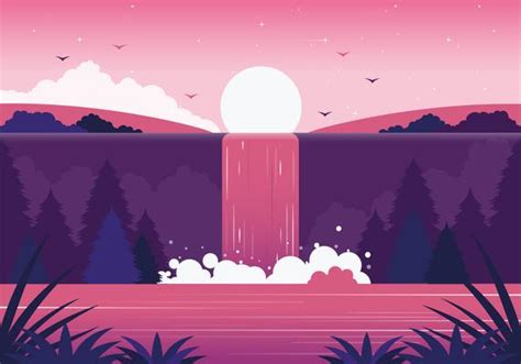 Waterfall Vector Art, Icons, and Graphics for Free Download