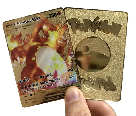 Charizard VMAX 074/073 Rare Custom Gold Metal Pokemon Card - Etsy Australia