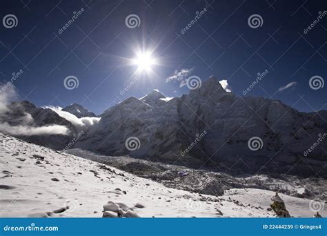 Sunrise at Mount Everest Nepal Stock Image - Image of nepal, range: 22444239