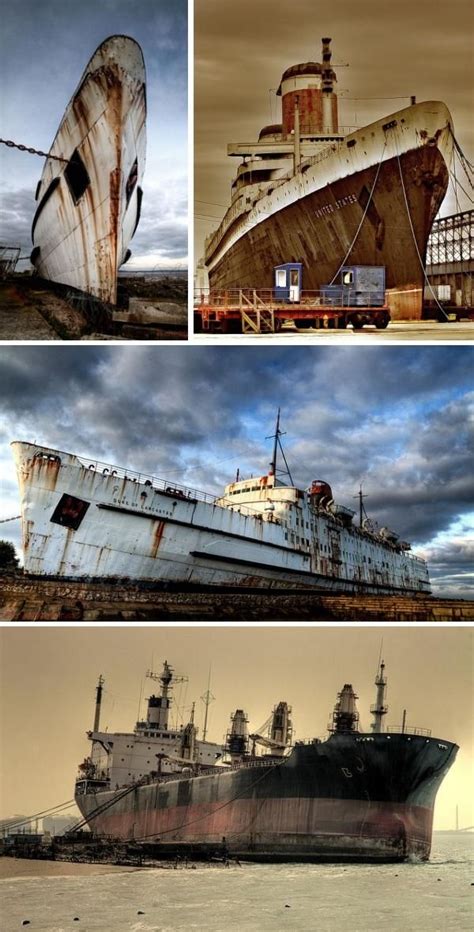 Ship Graveyards: Abandoned Ships, Boats and Shipyards | Abandoned ships, Abandoned, Ghost ship