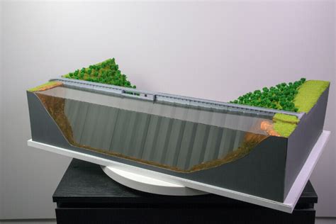 Water Dam model | Architectural Models