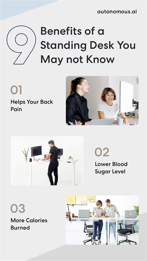 TOP 9 Benefits of a Standing Desk You May not Know | Autonomous in 2021 | Standing desk, Stand ...