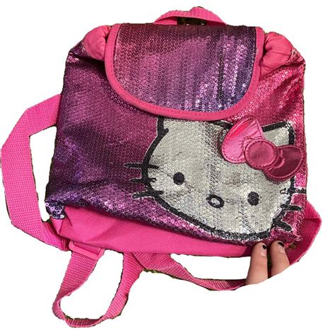 hello kitty mini backpack #hellokitty #sanrio #2000s - Depop