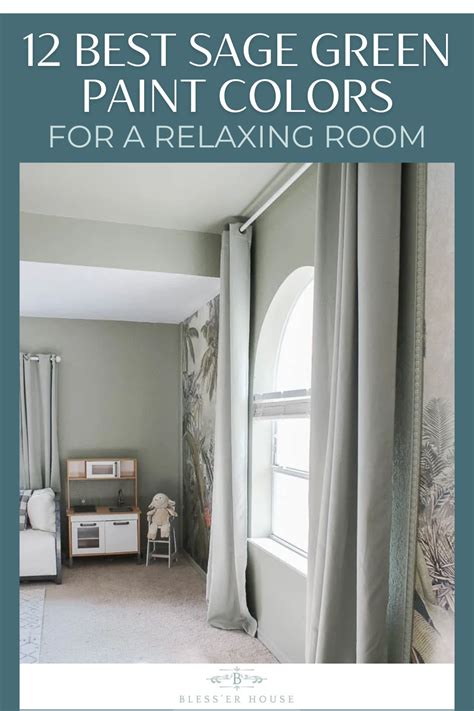 the best sage green paint colors for a relaxing room