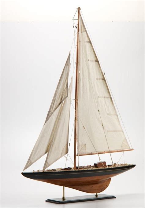 Large Wooden Model Sailboat | Model sailboat, Model sailboats, Wooden sailboat