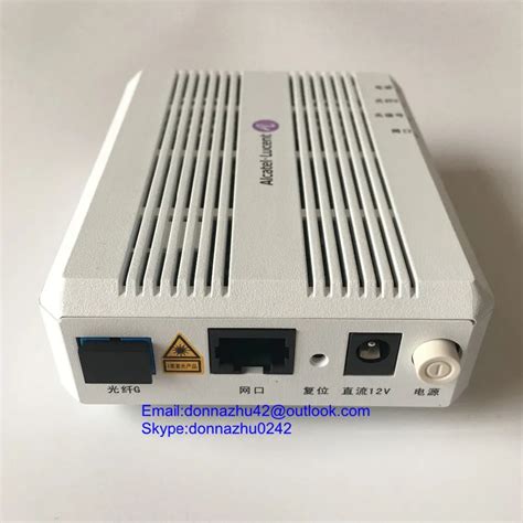 I 010G GPON ONU Alcatel Lucent Bell Optical Network Terminal FTTH ONT With 1 GE Ethernet Port ...