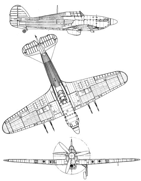 Hawker Hurricane Blueprints