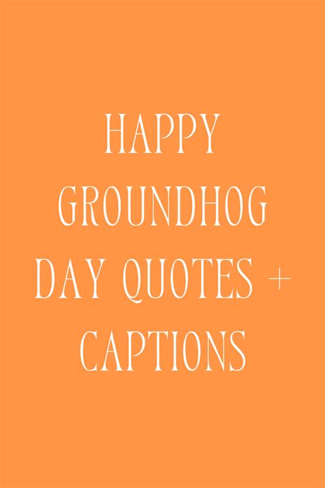 47 Happy Groundhog Day Quotes + Captions - Darling Quote