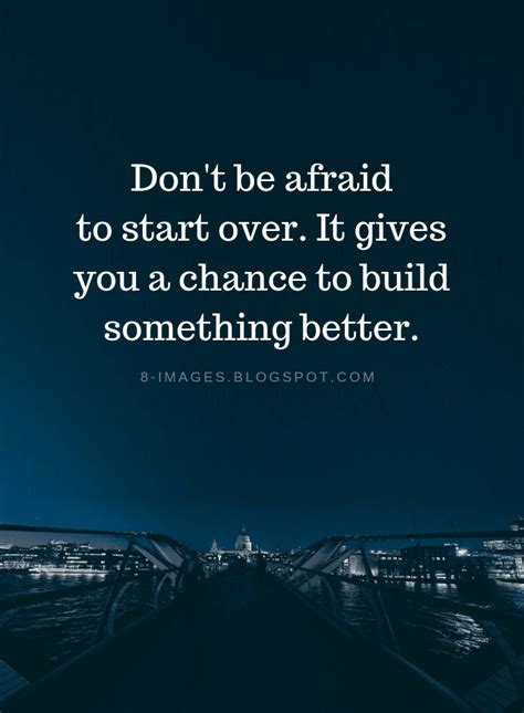 Don't be afraid to start over. It gives you a chance to build something better | Starting Over ...