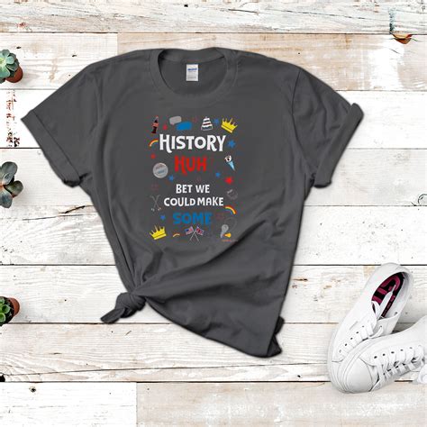 History Huh Red White Royal Blue Shirt Bookish Shirt Alex | Etsy