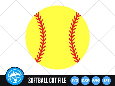 Softball SVG | Baseball SVG Graphic by lddigital · Creative Fabrica