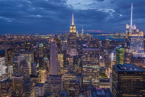 Night view of Manhattan from Top of The Rock : nycpics