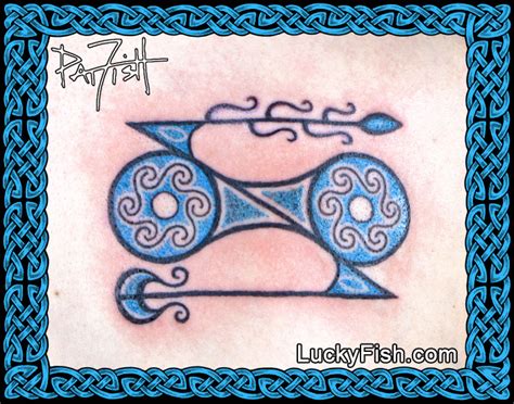 Pictish Father and Daughter Tattoos! — LuckyFish, Inc. and Tattoo Santa Barbara