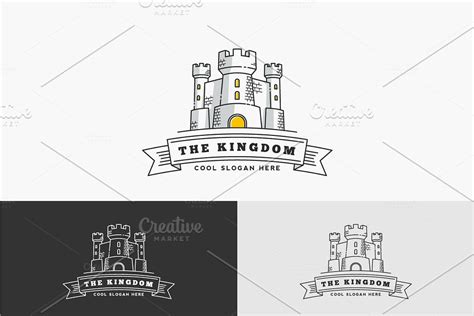 The Kingdom Logo Template | Creative Logo Templates ~ Creative Market